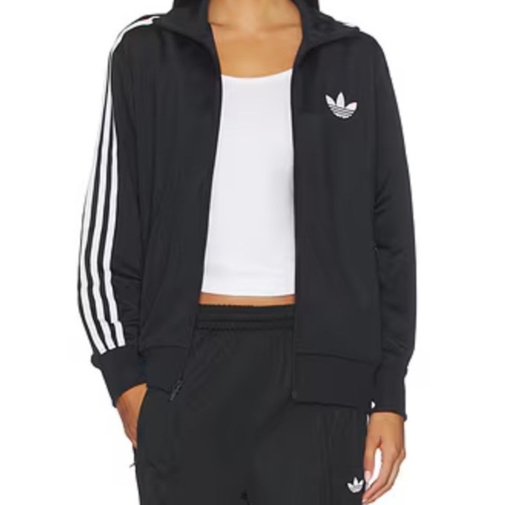 Adidas Originals Trefoil Track Jacket Women's 3 Stripe Sleeves Retro G87401 Sz M